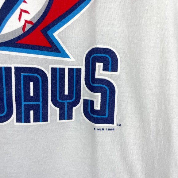 Vintage 1998 Toronto Blue Jays official merchandise tee Bulletin athletic medium - Picture 2 of 5